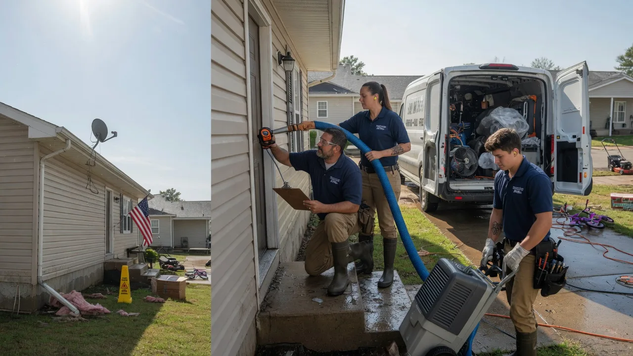 Ceiling Water Damage Restoration in Nashville, OH near me